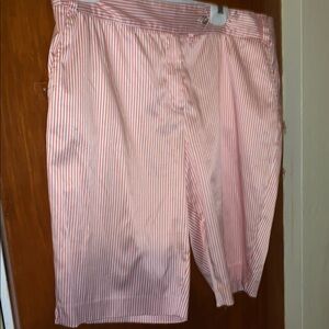 Sport Haley Shorts Size 16 Women's Red Striped White Golf